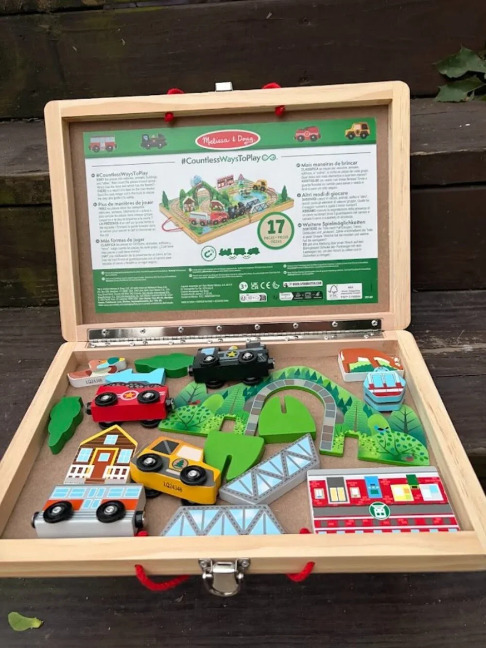 Take-Along Railroad Train Set - Melissa and Doug